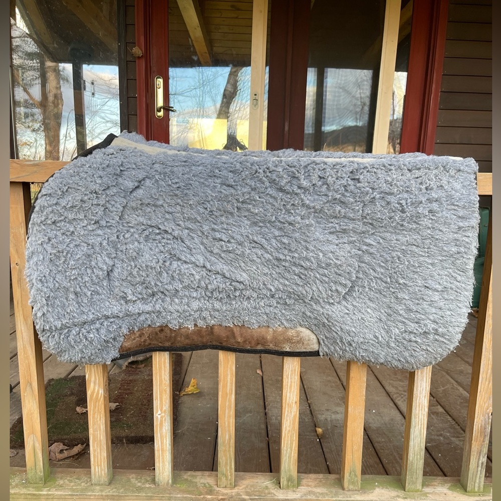 Blue/Grey Saddle Pad
